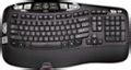 Logitech K Ergonomic Full Size Membrane Wireless Keyboard Black