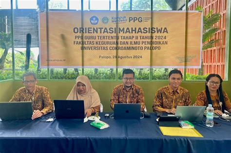 Diikuti Mahasiswa Ppg Uncp Gelar Orientasi Akademik Ppg Guru