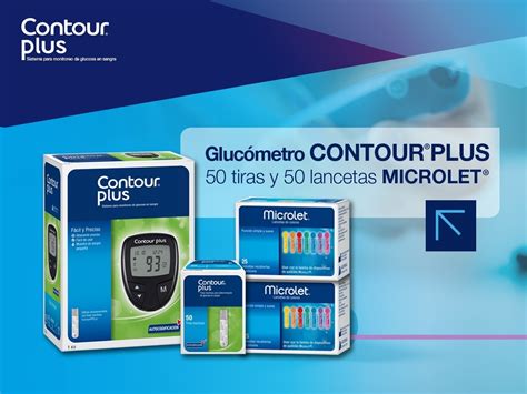 Gluc Metro Contour Plus Con Tiras Y Lancetas Meses Sin Intereses