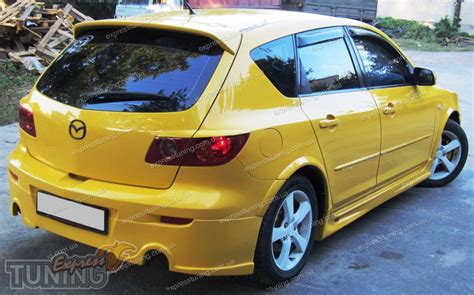 Спойлер Мазда 3 Bk хэтчбек (задний спойлер на Mazda 3 Bk Hatchback) Aom ...