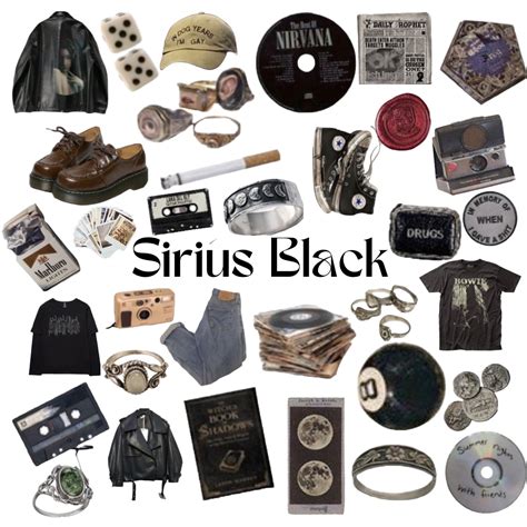 Sirius Black Clothing Aesthetic | Sirius black, Black summer outfits ...