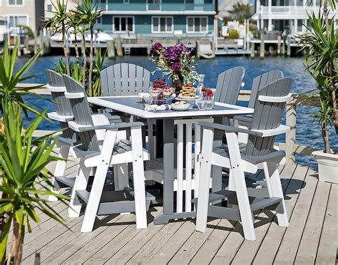 Poly Lumber 7 Pc Patio Dining Set