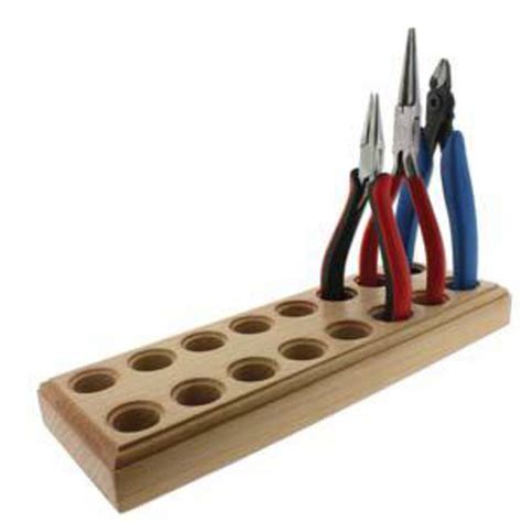 Wooden Tool Holder Block Holds 8 Pairs The Bead Hold