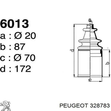 328783 Peugeot Citroen fuelle árbol de transmisión delantero interior