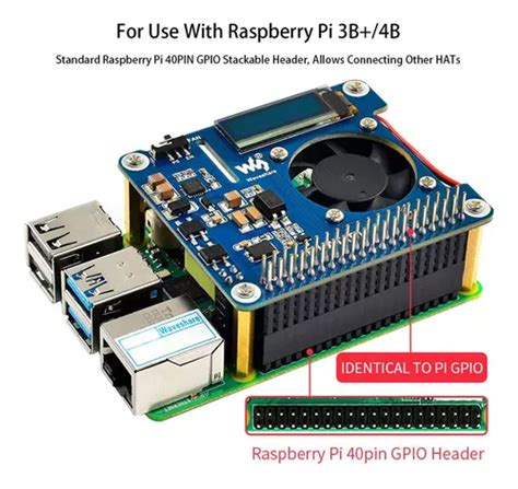 Placa De Expansi N Waveshare Con Oled Para El Modelo Raspber Cuotas