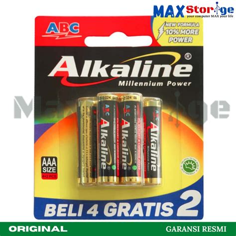 Jual Baterai Battery Batere Abc Alkaline Tipe Aaa A Lr Pcs Pcs