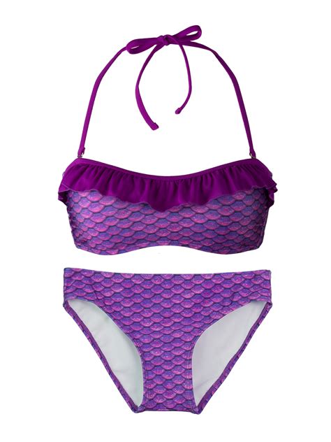 Womens Bandeau Bikini Set By Fin Fun Matches Fin Fun Mermaid Tails Ebay