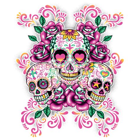 Pretty Sugar Skull Svg