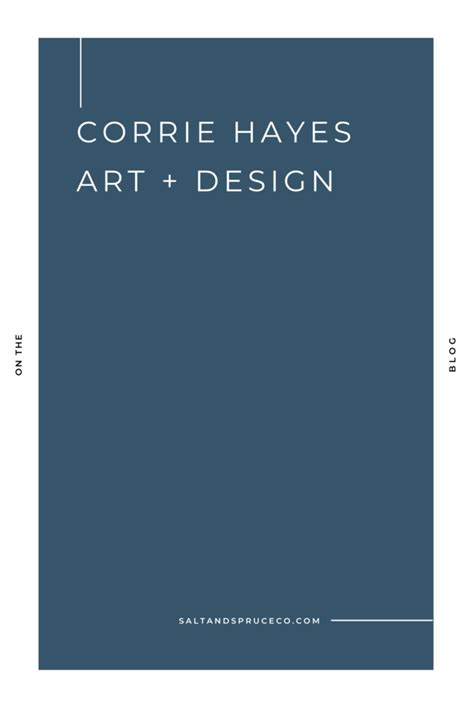 Corrie Hayes Art Design Salt Spruce Creative Co