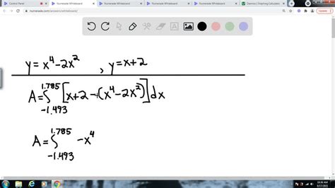 Solved Use A Graphing Utility To Draw The Region Bounded By The Curves