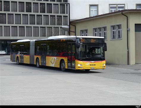 Postauto MAN Lion S City AG 473446 Unterwegs In Brugg Am 17 04 2023