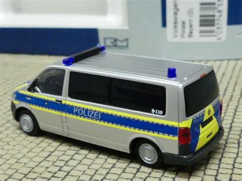 Modellspielwaren Reinhardt 1 87 Rietze VW T6 Polizei Bayern 53730