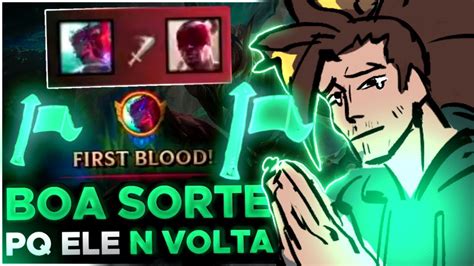 JG DEU FIRST BLOOD LVL 1 PRO SEU LANER NEM PINGA VC JÁ SABE QUE ELE