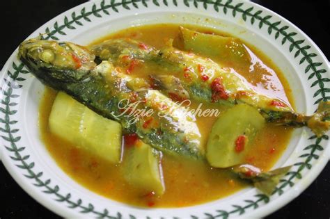 Masak Tempoyak Ikan Kembung Dengan Timun Azie Kitchen