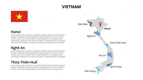 Premium Vector Vietnam Vector Map Infographic Template Divided By