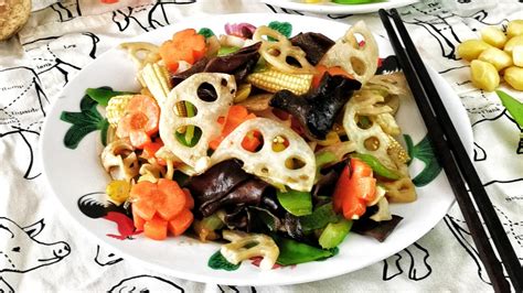 Lotus Root Stir Fry Recipe A Quick And Easy Vegetarian Dish