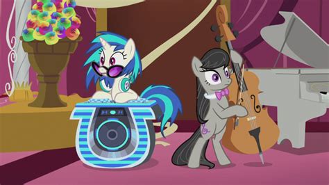 Image Dj Pon 3 And Octavia Arrive At The Wedding S5e9png My Little