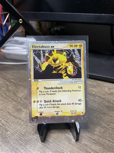 Pok Mon Tcg Electabuzz Ex Ex Ruby And Sapphire Holo Ultra Rare