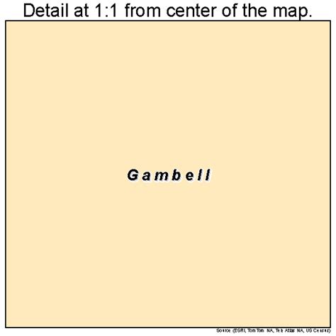 Gambell Alaska Street Map 0227640