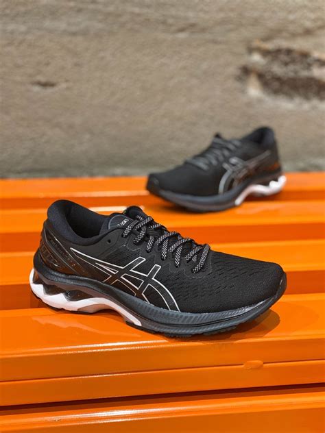 Asics Gel Kayano 27 Black Pure Silver Getinspiredno