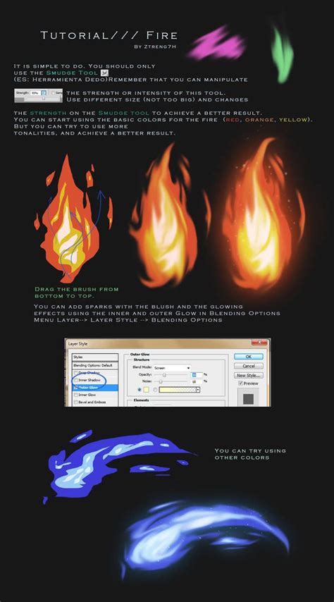 Tutorial-Fire by Ztreng7H on DeviantArt | Digital painting tutorials ...