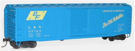 Louisville And Nashville 50 Foot Aar Steel Box Car Kit 97163 By