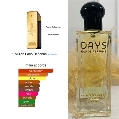 Jual Days Parfume Pacorabane 1 Million Lucky Man Shopee Indonesia