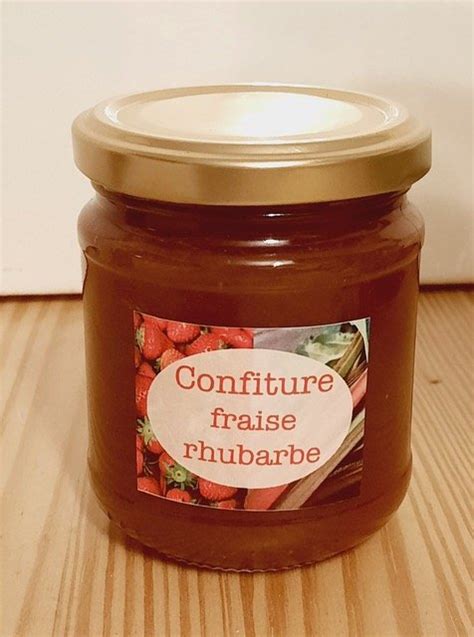 Confitures De Fraise Rhubarbe L Univers De Muriel