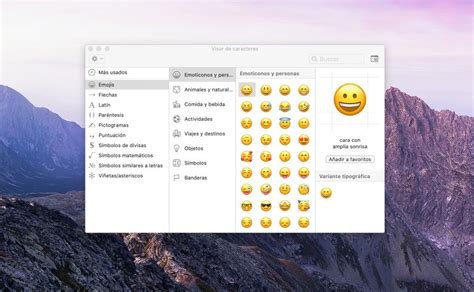 how to find emojis on mac