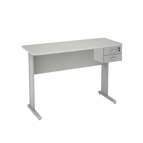 Mesa Escritório 1 200 60 Gavetas Linha MAXXI PANDIN cor CINZA