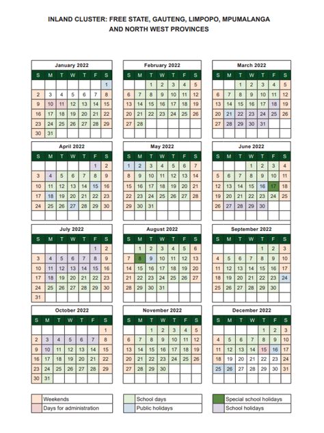 School Calendar 2024 South Africa Gauteng - Joye Nellie