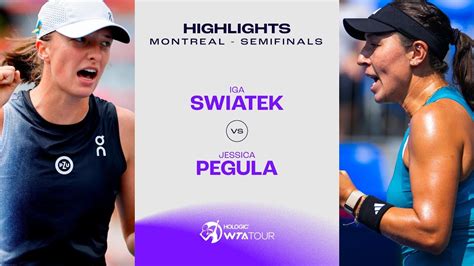 Iga Swiatek Vs Jessica Pegula 2023 Montreal Semifinals WTA Match