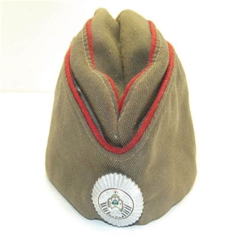 Original Vintage Ussr Russian Soviet Army Garrison Cap Barret Pilotka Hat W Pin Ebay In 2022