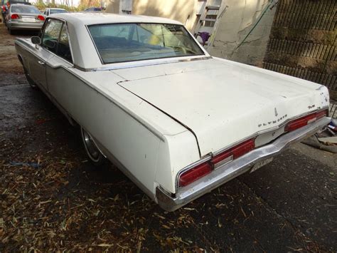 1967 Plymouth Fury With 383 Engine Runs And Drive No Reserve