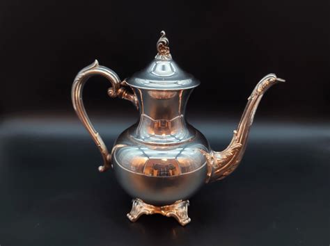 Antique Vintage Silver Plated Teapot 1940s Wm Rogers 800 Artofit