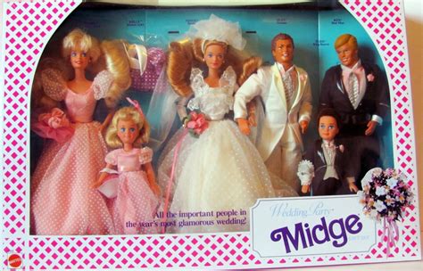 Midge and Alan (1991) wedding day set - Barbie Dolls - Flashbak