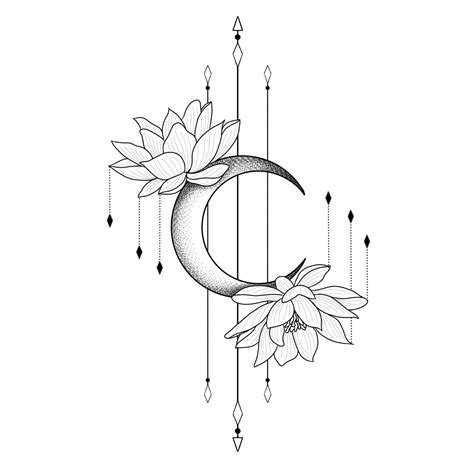 tattoo back flower 4