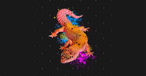 Leopard Gecko Watercolor Reptile Keeper - Leopard Gecko - Posters and ...