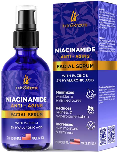 Niacinamide Serum For Face With Zinc DOUBLE SIZED 2Oz Vitamin B3