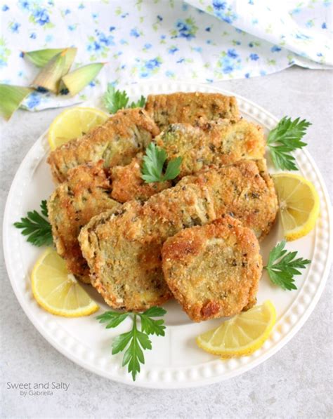 Italian Fried Artichoke Hearts Sweet And Salty