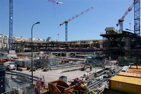 Construction Du Forum Des Halles En Paris Hall