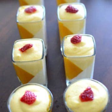 Vanilla Panna Cotta With Mango Mousse Recipe Whisk Affair Mango