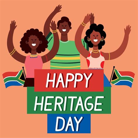 heritage day lettering poster 11251794 Vector Art at Vecteezy