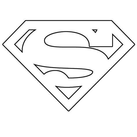 Moldes Logo Superman Para Imprimir