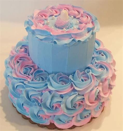 Pink And Blue Birthday Cakes