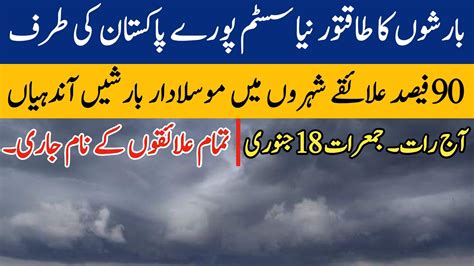 Countrywide Rains Hailstorm And Snowfall Expected Weather Report