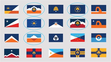 New Utah State Flag May Soon Be Decided As Top 5 Design Options Are