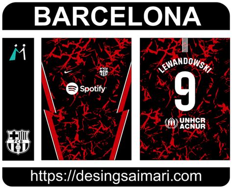 Barcelona FC Grunge 2023 24 Concept Desings Aimari