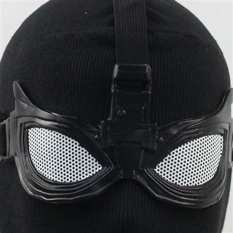 Spider Man Far From Home Stealth Suit Cosplay Halloween Mask Prop From ...