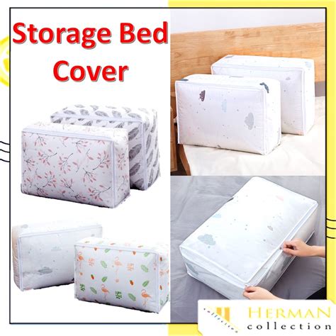 Jual HC Tempat Penyimpanan Selimut Bed Cover Anti Air PEVA Kantong